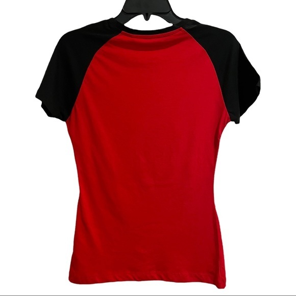 GUESS Melanie Logo Short Sleeve Rugby Tee - Large - Picture 6 of 7